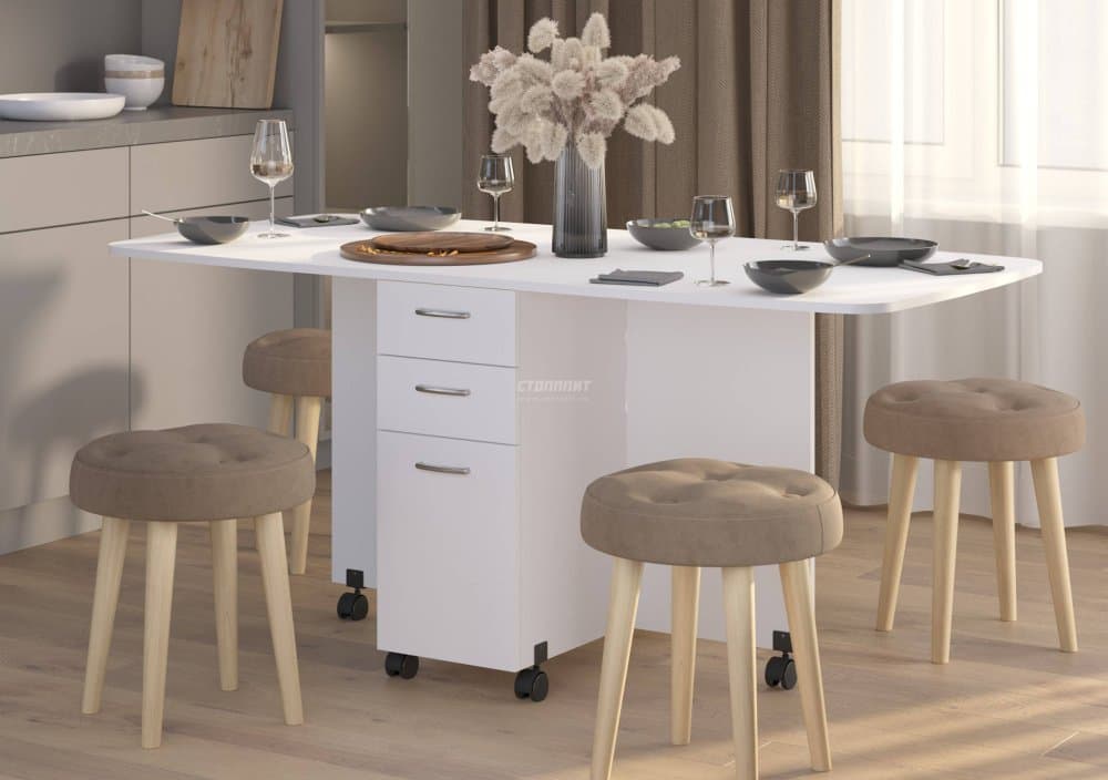 Стол-книжка с ящиками