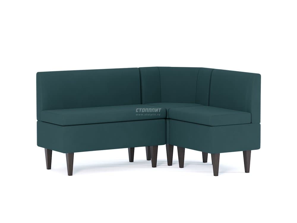 Диван кухонный угловой Лео, велюр