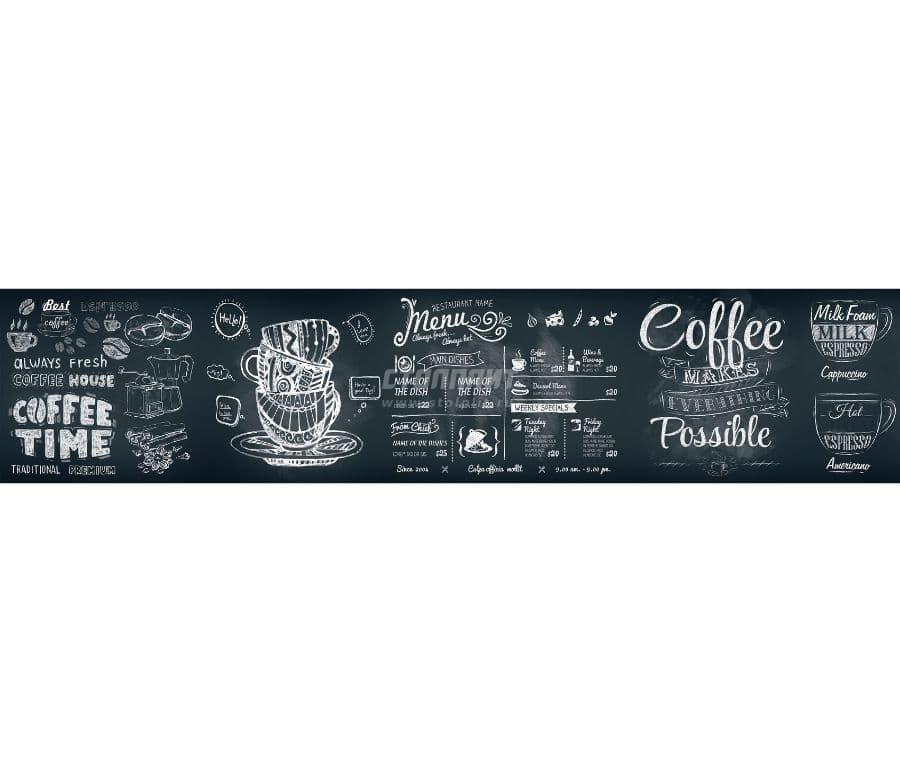 Панель М 19 2800*610*6 глянец Кофейня джамп