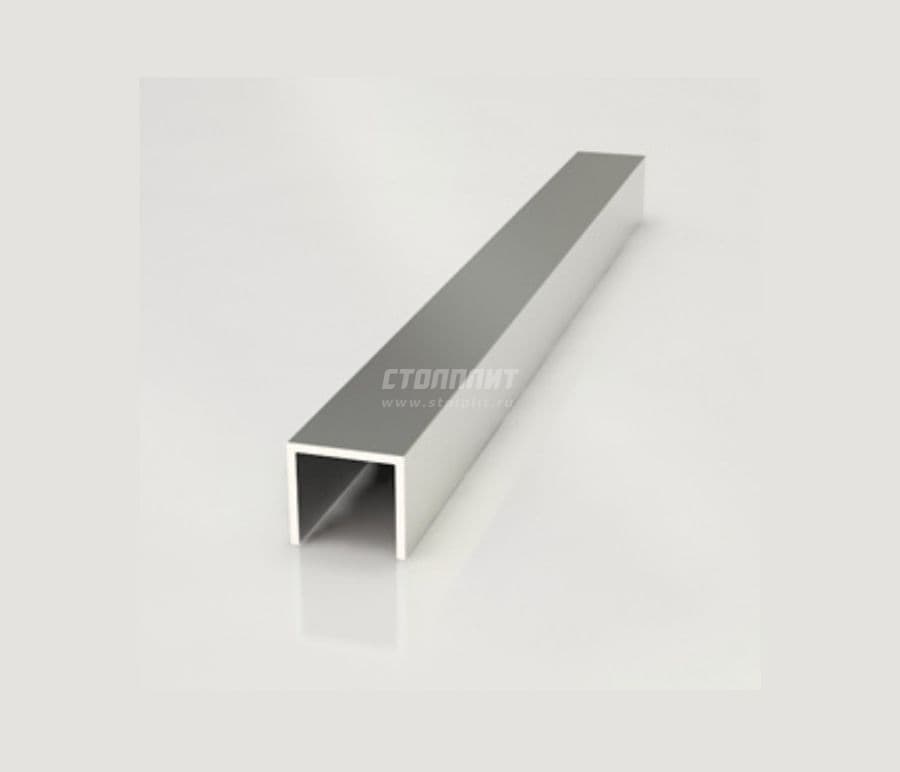 Планка №1 (П) торцевая алюм.для стеновых панелей 4 мм 1010 L=600