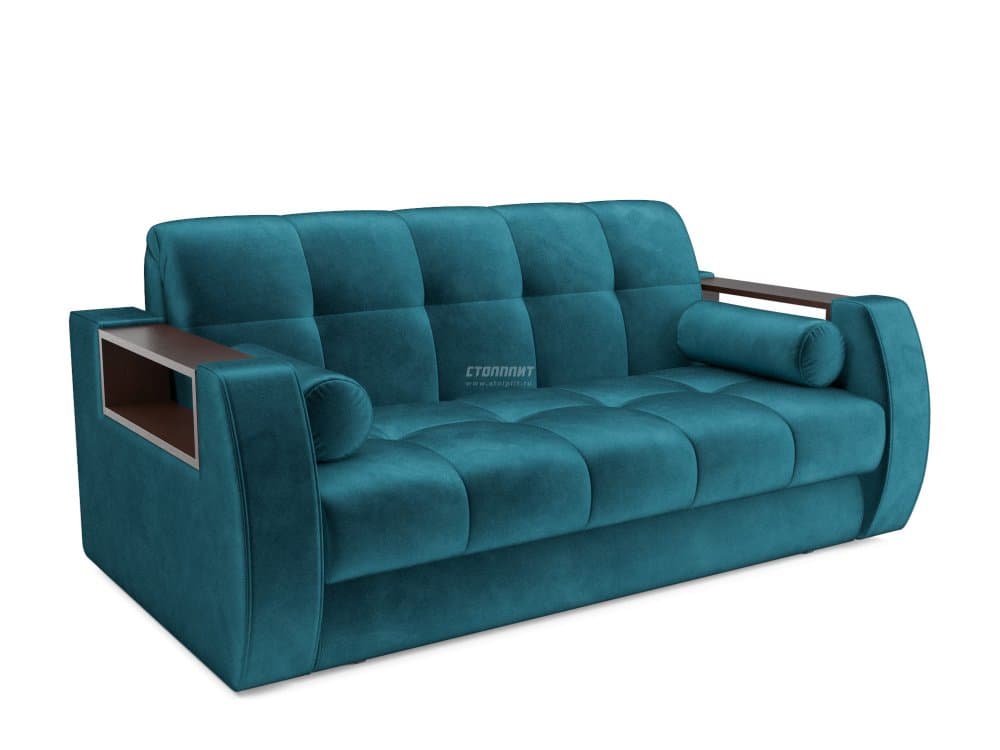 Прямой диван Боро №3, вельвет (бархат)