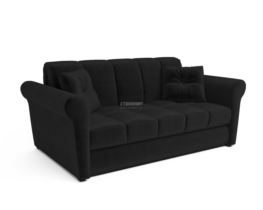 Прямой диван Грандия, велюр