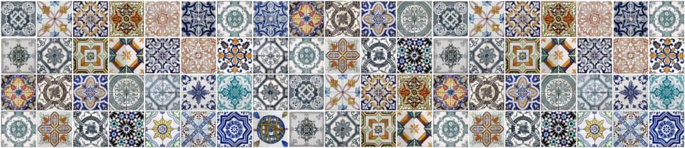 Панель AF 73 2800*610*6 глянец Плитка_испанская майолика