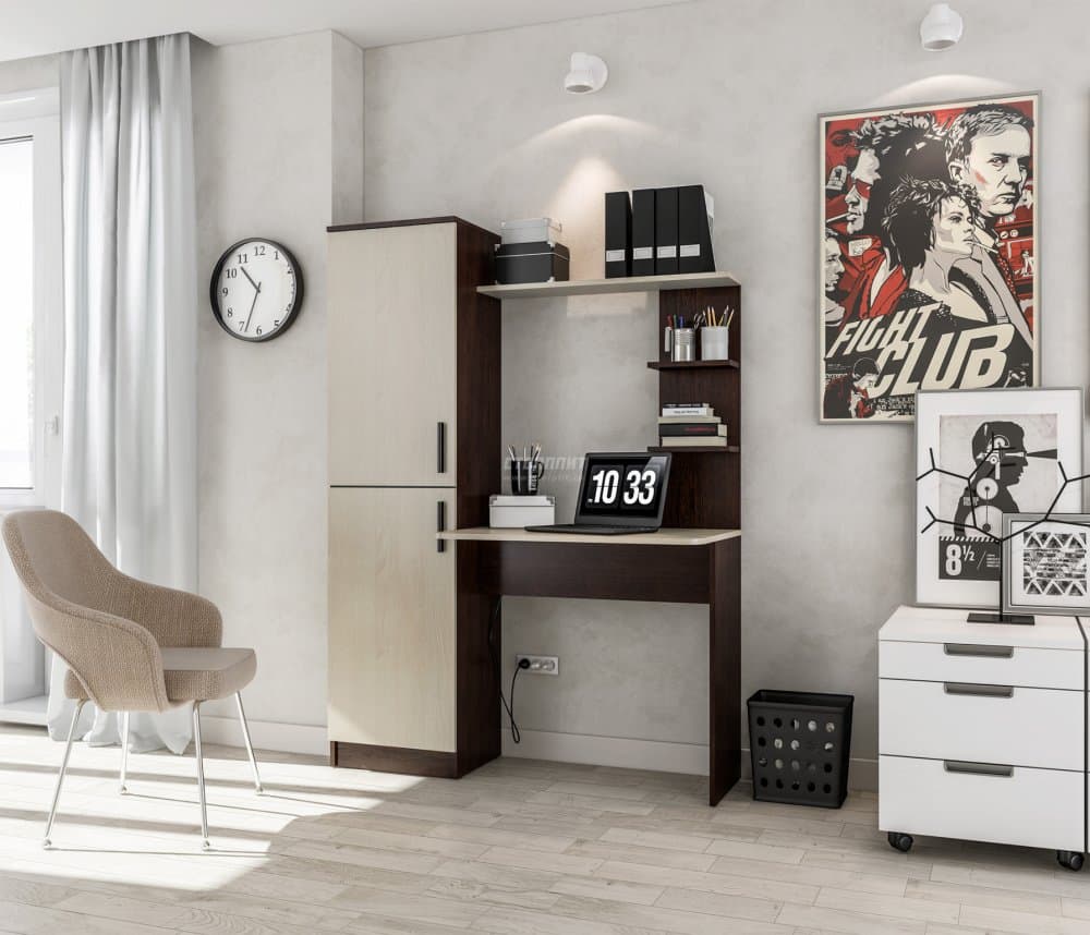 Стеллаж со столом Тесса СБ-2737