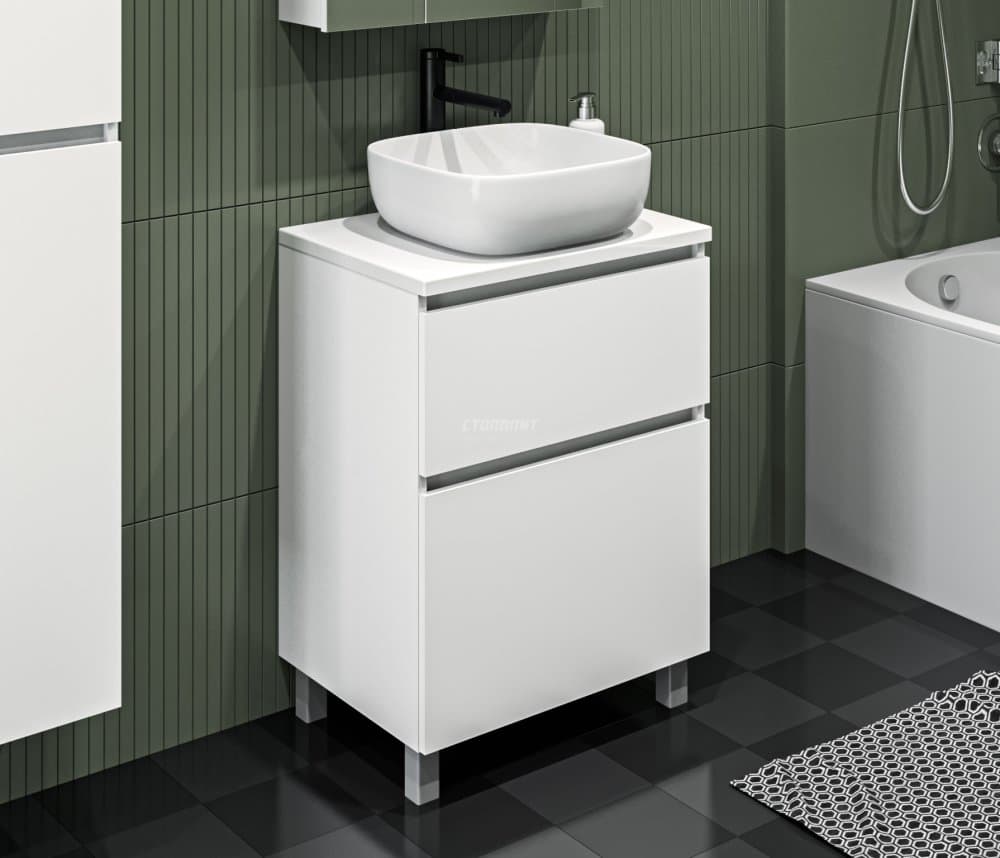 Тумба Люкс СБ-3334 Белый