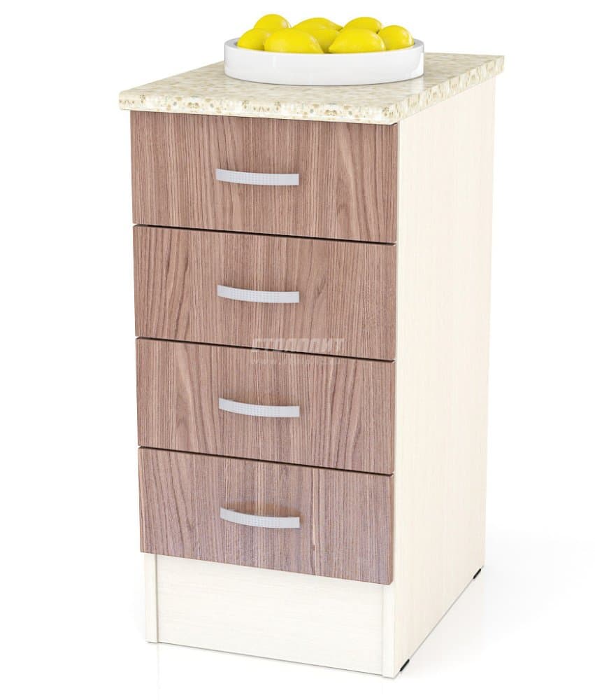 Стол Мери ШН4Я400 с 4 ящиками 40 см.