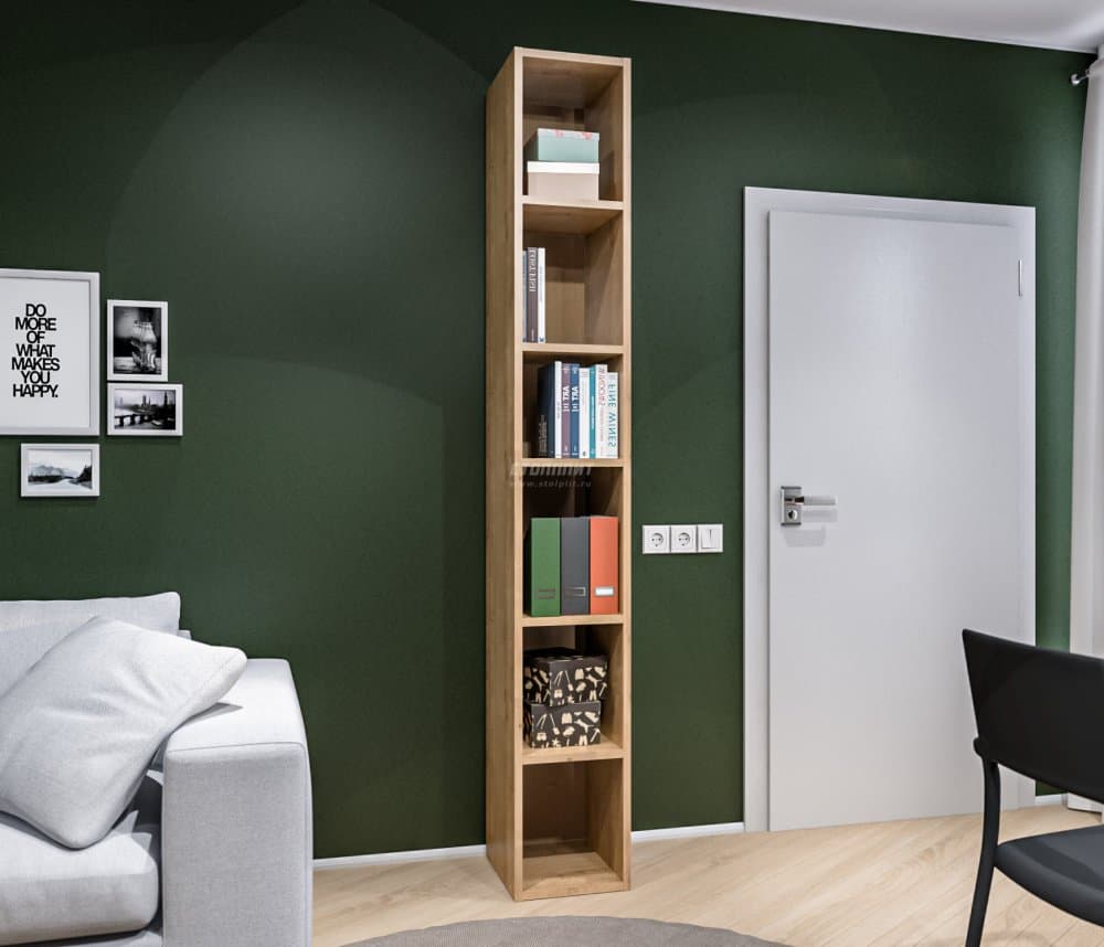 Стеллаж Мальта СБ-3259 Дуб Гамильтон