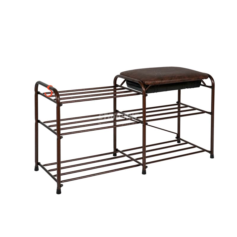 Подставка для обуви "Альфа 33" с сиденьем и ящиком