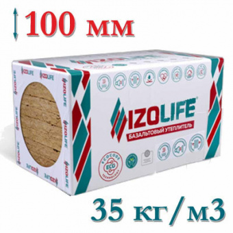 Утеплитель IZOLIFE Л35 100мм (4.32м2)