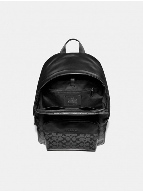 All black coach backpack hotsell