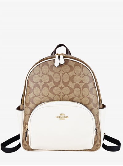 Рюкзак COACH Court Backpack 5671-2 In Signature Canvas Large