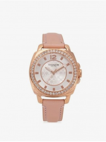 Часы Coach Pink Leather Розовое золото 14503151