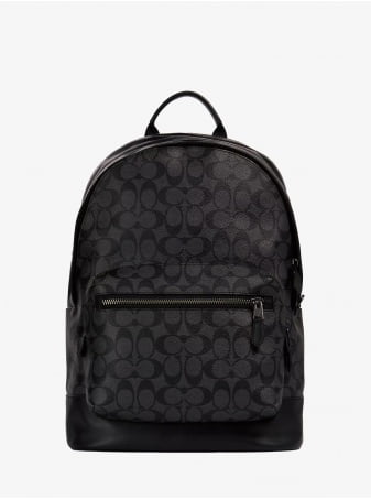 Рюкзак COACH West Backpack 2736 In Signature Canvas Large