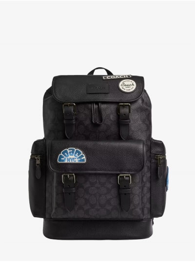 Рюкзак COACH Sprint Backpack in Signtature Canvas Large