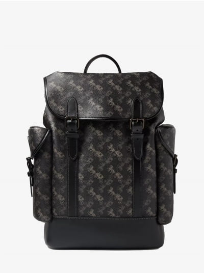 Рюкзак COACH Hitch Backpack in Signtature Canvas Large