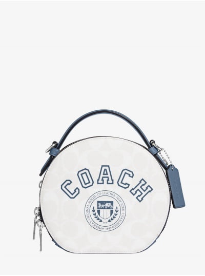 Сумка COACH Canteen Crossbody CB870 In Signature Canvas With Varsity Motif Small 