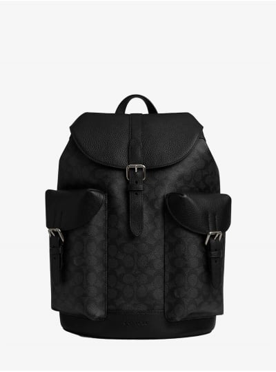 Рюкзак COACH Warner Backpack in Signtature Canvas Large