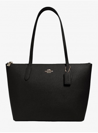 Сумка COACH Zip-top Leather Tote In Colorblock Large