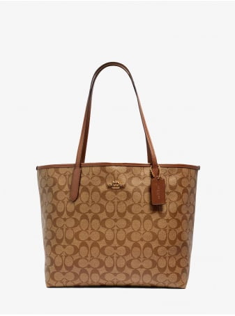 Сумка COACH City Tote 5696-1 In Signature Canvas Large