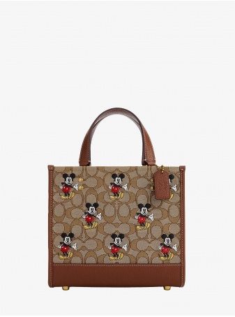 Сумка COACH Dempsey Tote Bag With Mickey Mouse Print Small