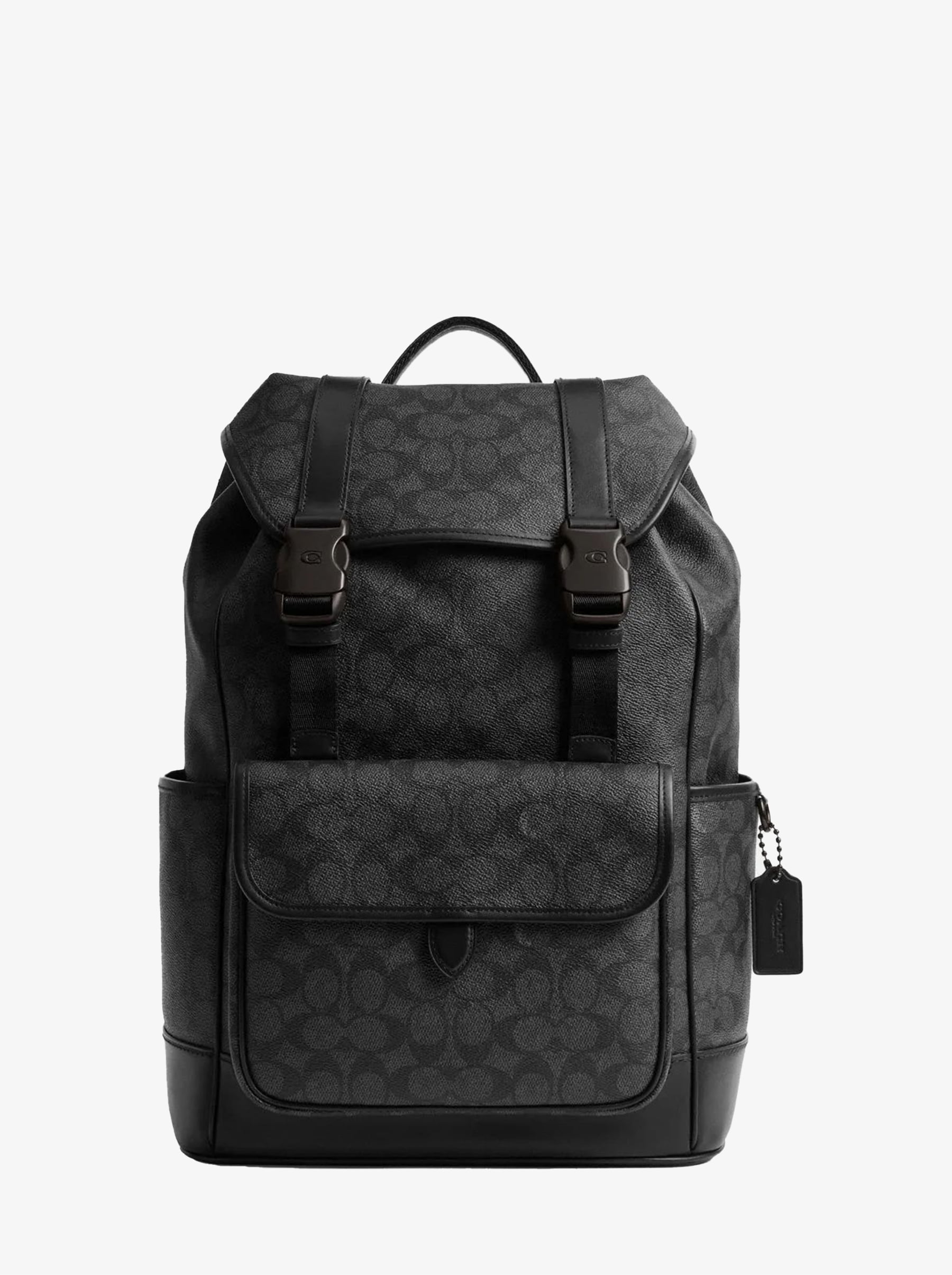 Рюкзак COACH League Flap Backpack in Signtature Canvas Large