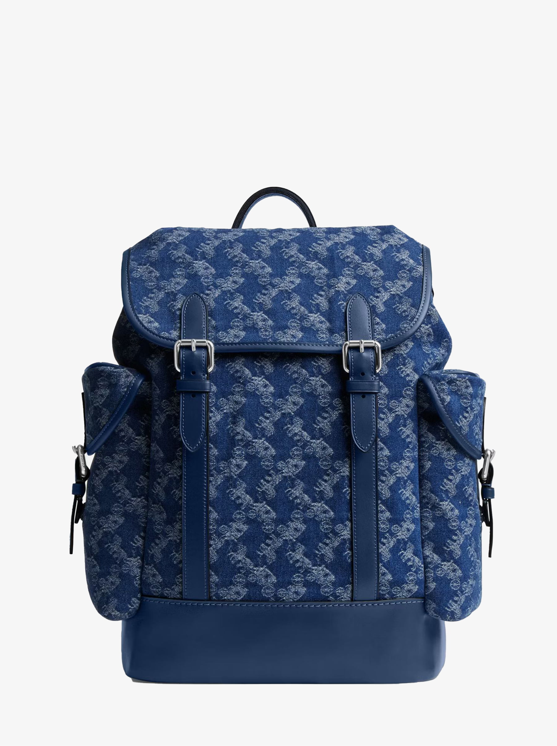 Рюкзак COACH Hitch Backpack in Signtature Canvas Large