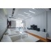 Кубообразный реечный потолок Cesal C-дизайн 3306 Белый матовый 3000х30/50
