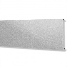 Потолок реечный Cesal S-дизайн С02 металлик серебристый 100х4000мм