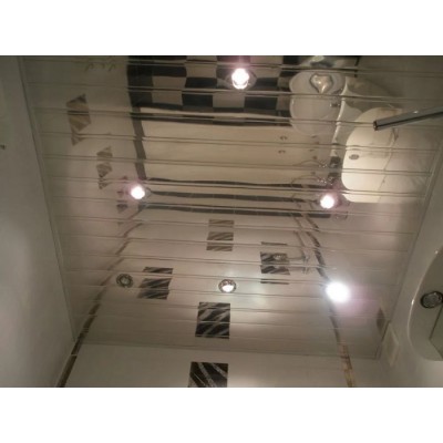 Потолок реечный Албес Немецкий H-дизайн Хром 135х3000мм