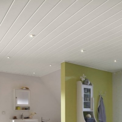 Потолок реечный Cesal Profi S-дизайн 3306 Белый матовый 100x4000мм