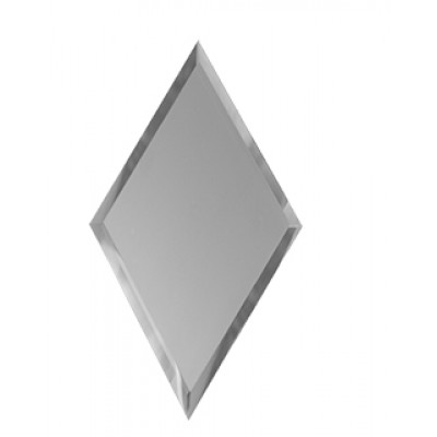 Зеркальная плитка «РОМБ» фацетом 10mm Серебро 300х510мм