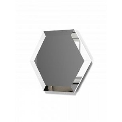 Зеркальная плитка «СОТА» фацетом 10mm Серебро 250х216мм
