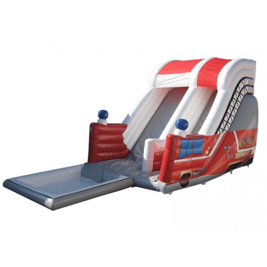 Toboggan De Pompiers Avec Piscine