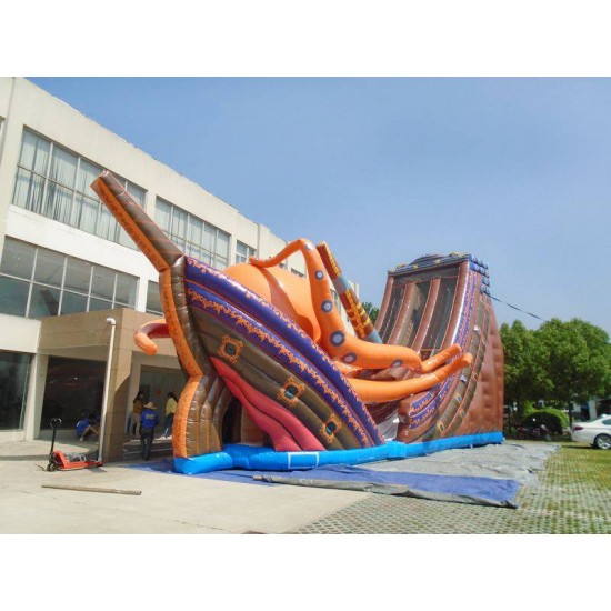 Toboggan Kraken Gonflable