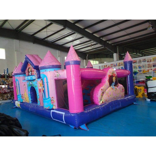 Terrain De Jeu Princesse Gonflable Bambin