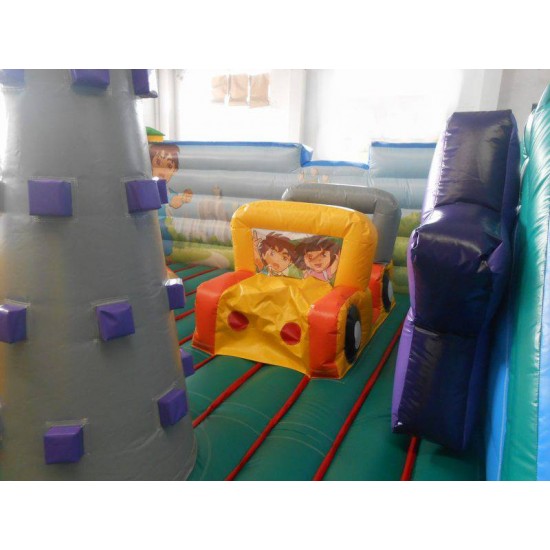 Castillo Hinchable De Dora Diego Para Niños Pequeños