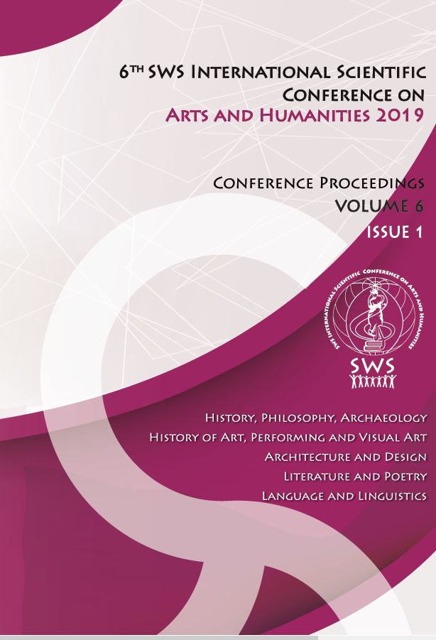 Proceedings ISCAH 2019 / Vol.6 / ISSN 2682-9940