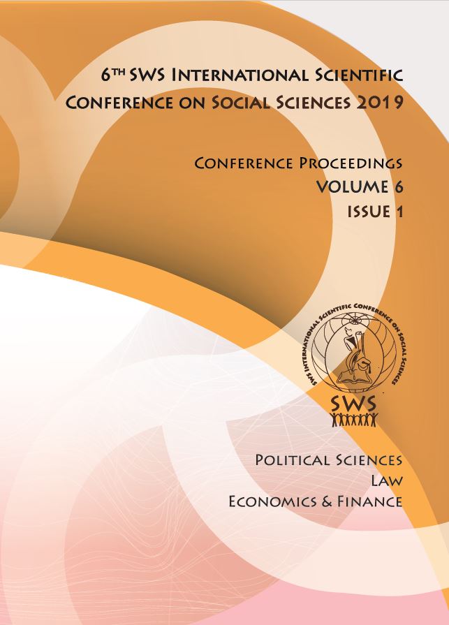 Proceedings ISCSS 2019 / Vol. 6 / ISSN 2682-9959