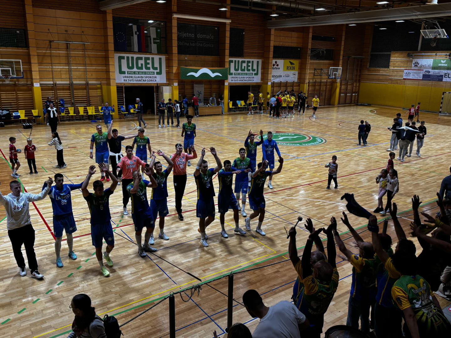 Rokometaši Celja Pivovarne Laško so premagali Sviš Cugelj okna Ivančno Gorico s 36:32