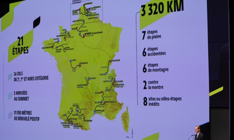 Trasa Toura 2025 s Col de la Lozom in z gorskim kronometrom