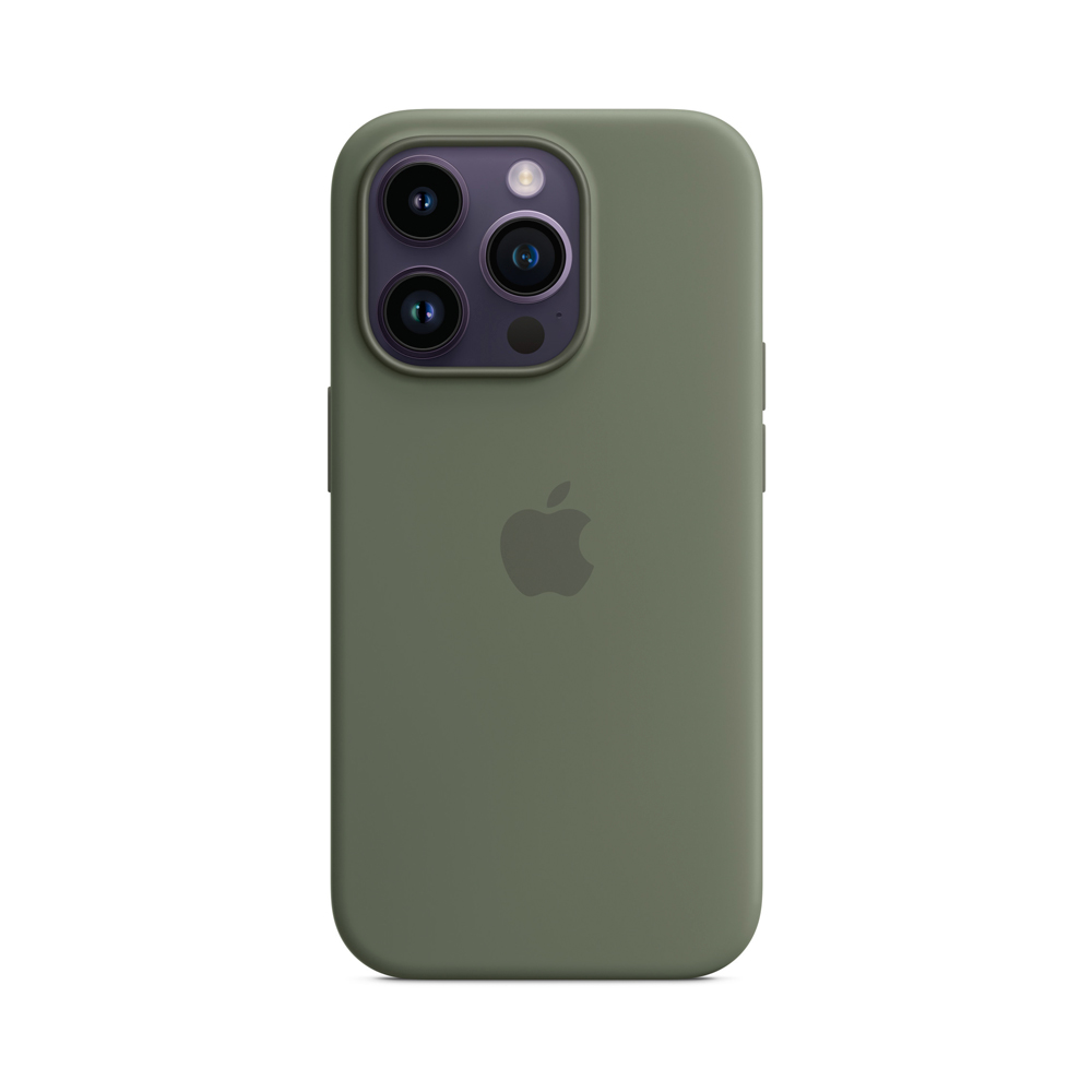 Apple силиконовый чехол для iPhone 14 Pro Max Silicone Case MagSafe (зеленый)  MQUN3ZE/A купить в Махачкале