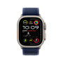 Apple Watch Ultra 2 49mm, натуральный, Trail Loop M/L синий ремешок