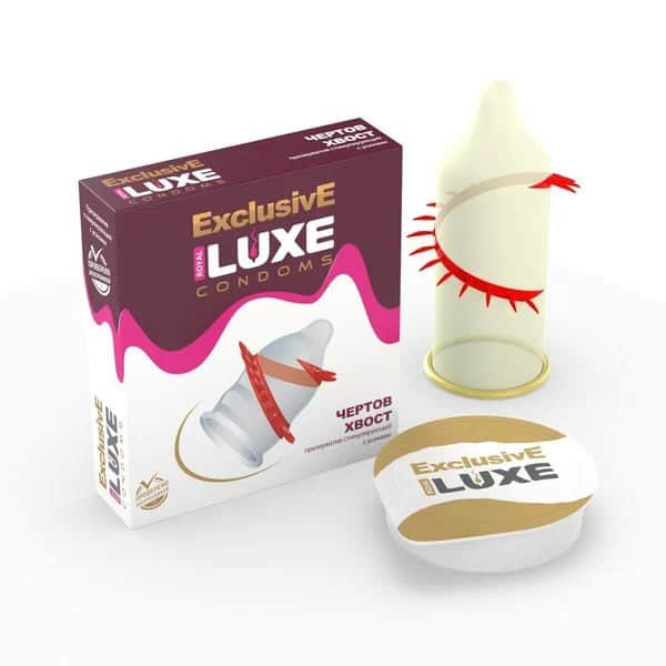 Luxe Exclusive презервативы Чертов хвост, 1 шт.