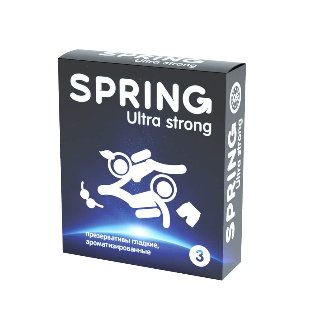 Spring презервативы с ароматом шоколада Ultra Strong, 3 шт.