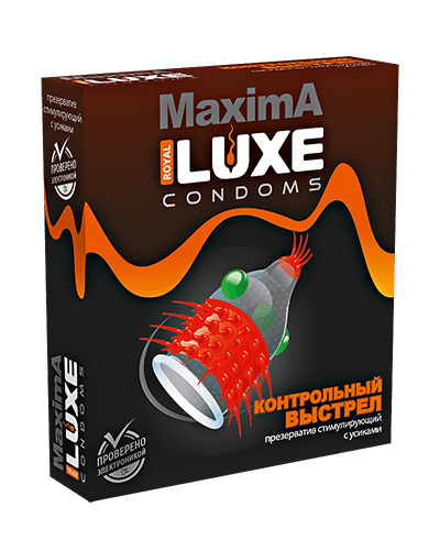 Luxe Maxima презервативы Контрольный выстрел, 1 шт.