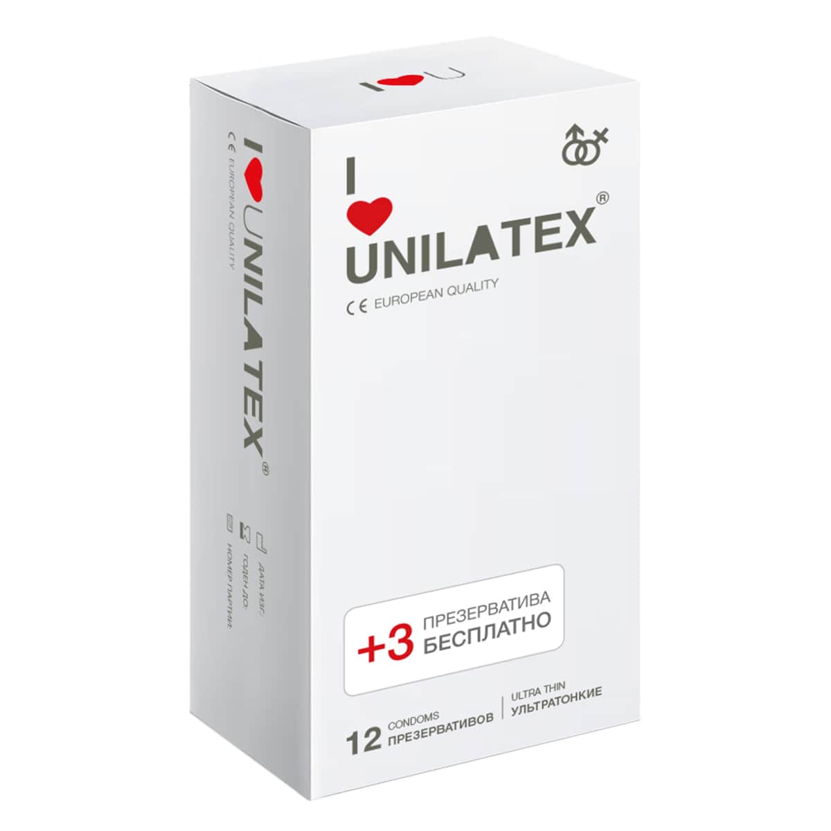 Unilatex ультратонкие презервативы Ultrathin, 12 шт.