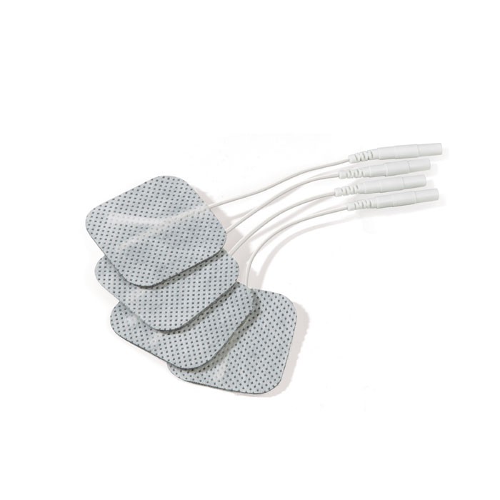 Mystim комплект из 4-х электродов E-stim Electrodes, Белый*