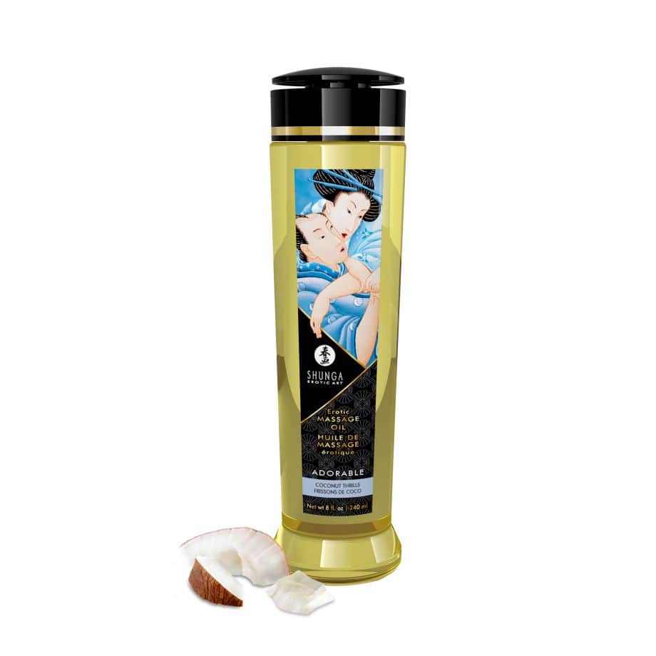 Shunga масло массажное для тела с ароматом Кокоса, 240 мл.