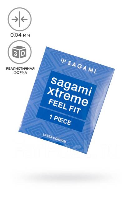 Sagami Xtreme презервативы латексные Feel Fit, 1 шт.