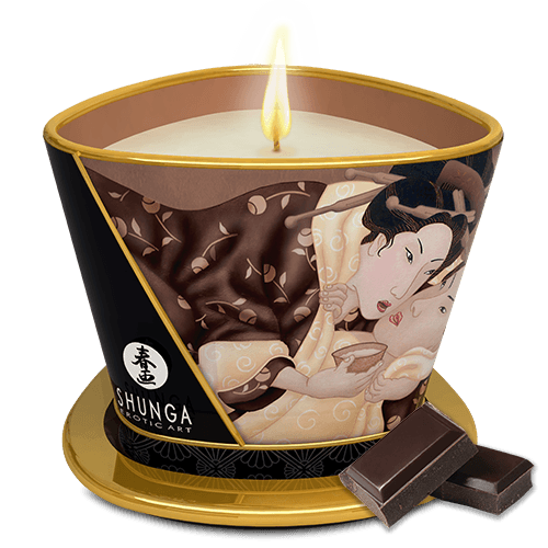 Shunga массажная свеча с ароматом Шоколада, 170 мл.*